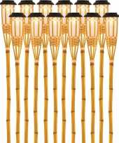 12x buiten tuin led fakkels bodi solar verlichting 512 cm vlam